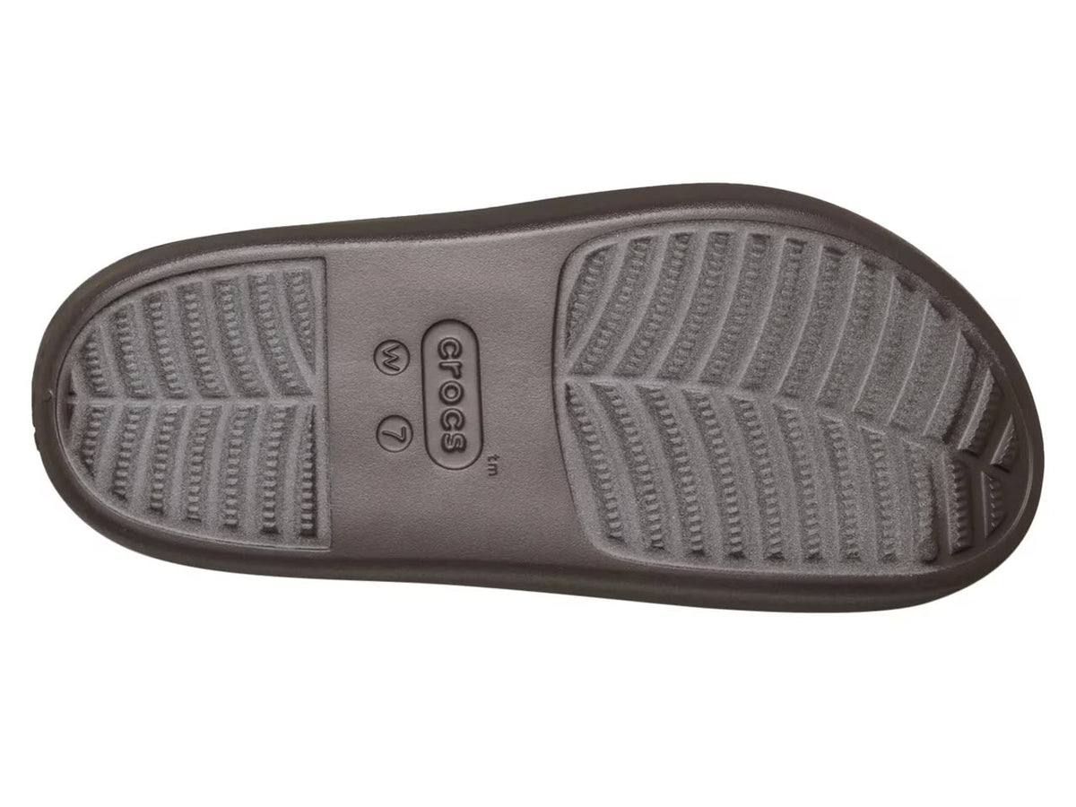 CROCS DYLAN PLATFORM LINED CLOG ESPRESSO SANDSTONE - WOMENS