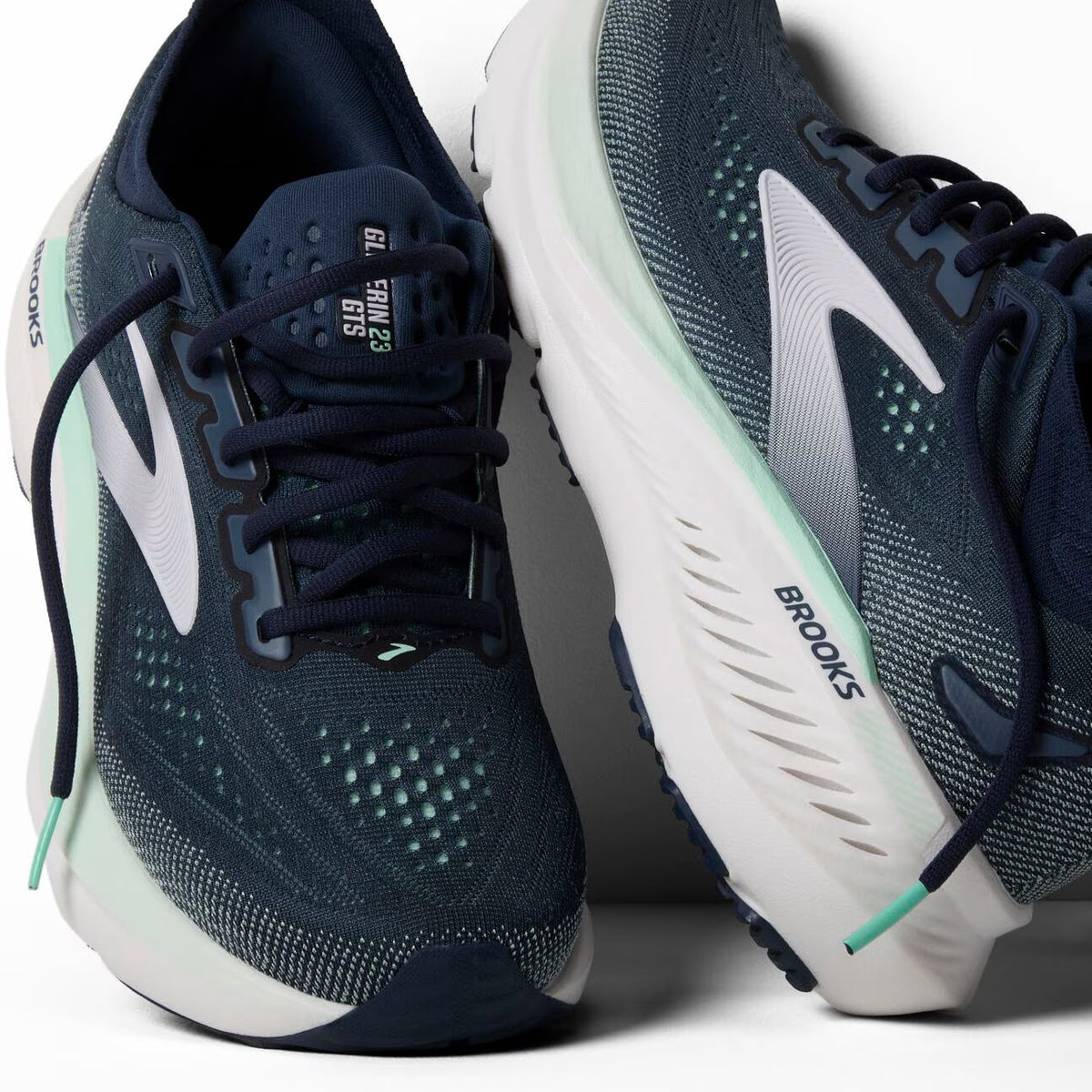 BROOKS GLYCERIN GTS 23 SPELLBOUND/YUCCA/PINK - WOMENS