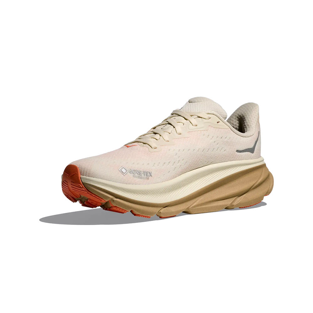 HOKA CLIFTON 9 GTX EGGSHELL/KHAKI - WOMENS
