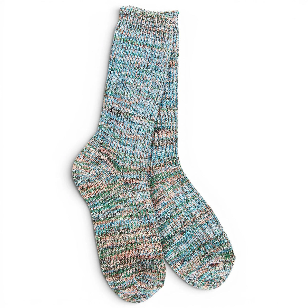 WORLDS SOFTEST MISSONI CREW SOCKS COASTAL - WOMENS