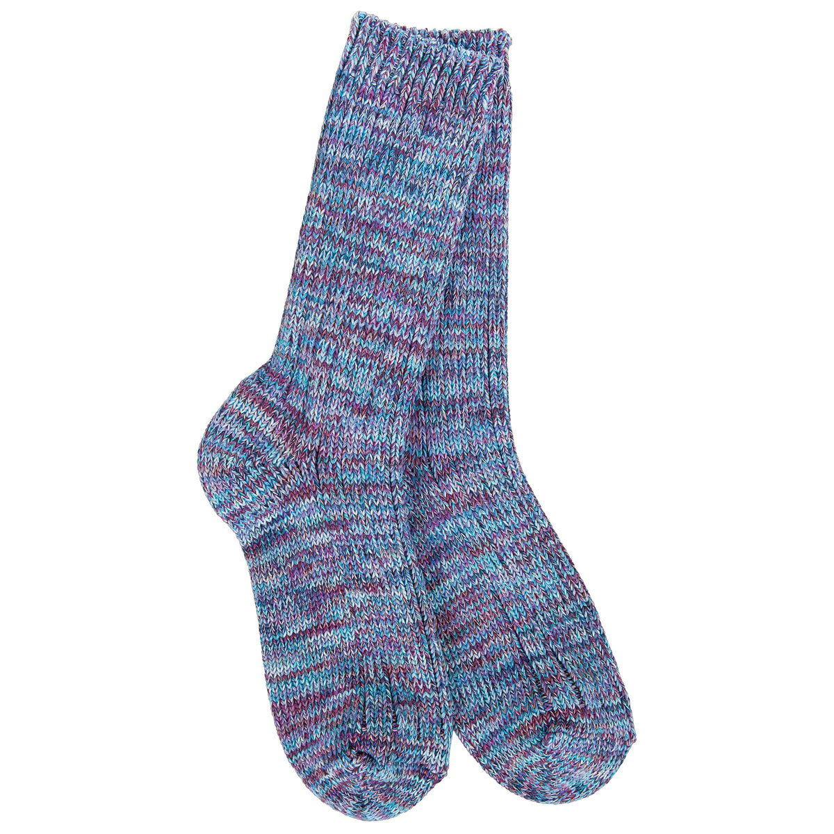 WORLDS SOFTEST WEEKEND MISSIONI CREW SOCKS NEPTUNE - WOMENS