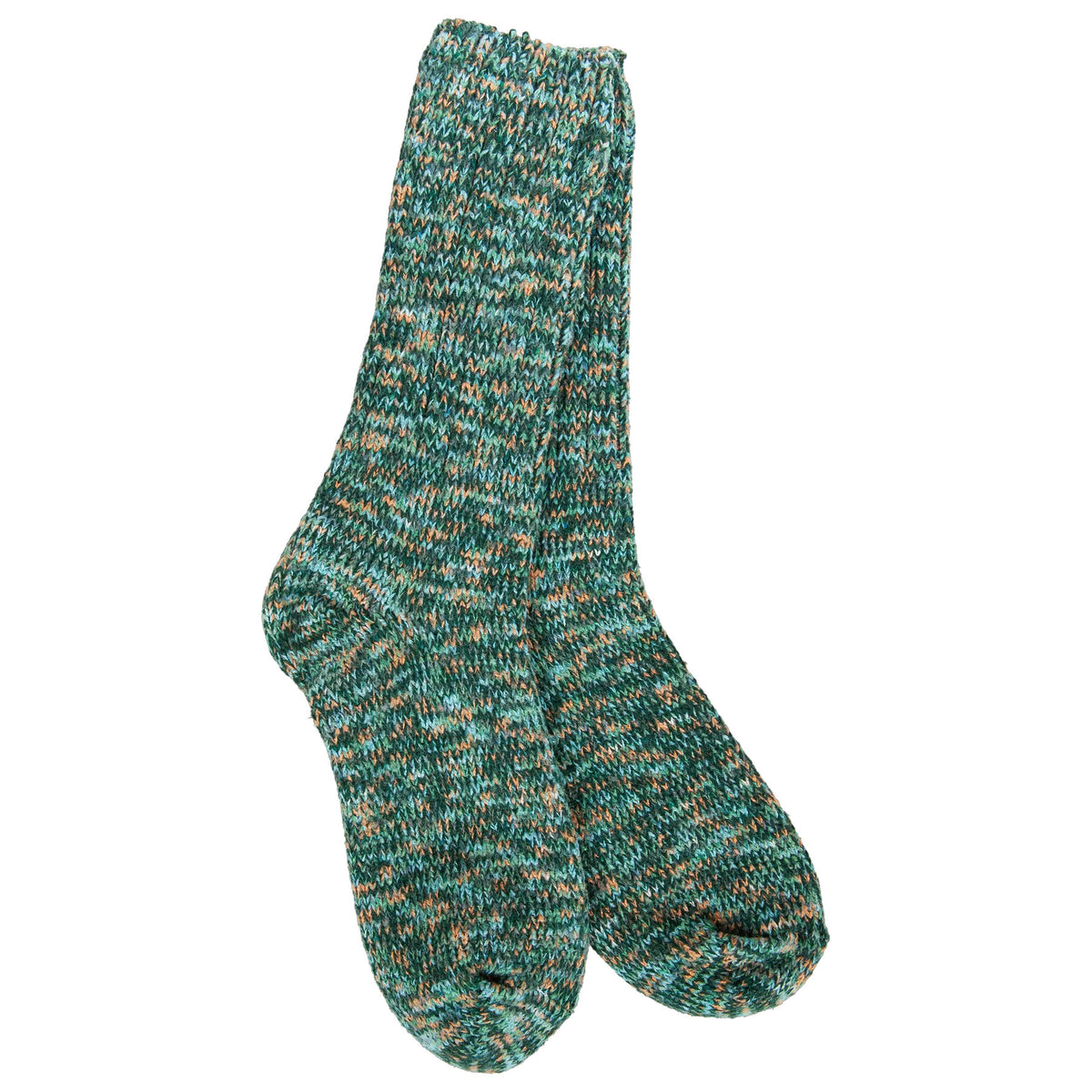 WORLDS SOFTEST WEEKEND RAGG CREW SOCKS WOODLAND - WOMENS