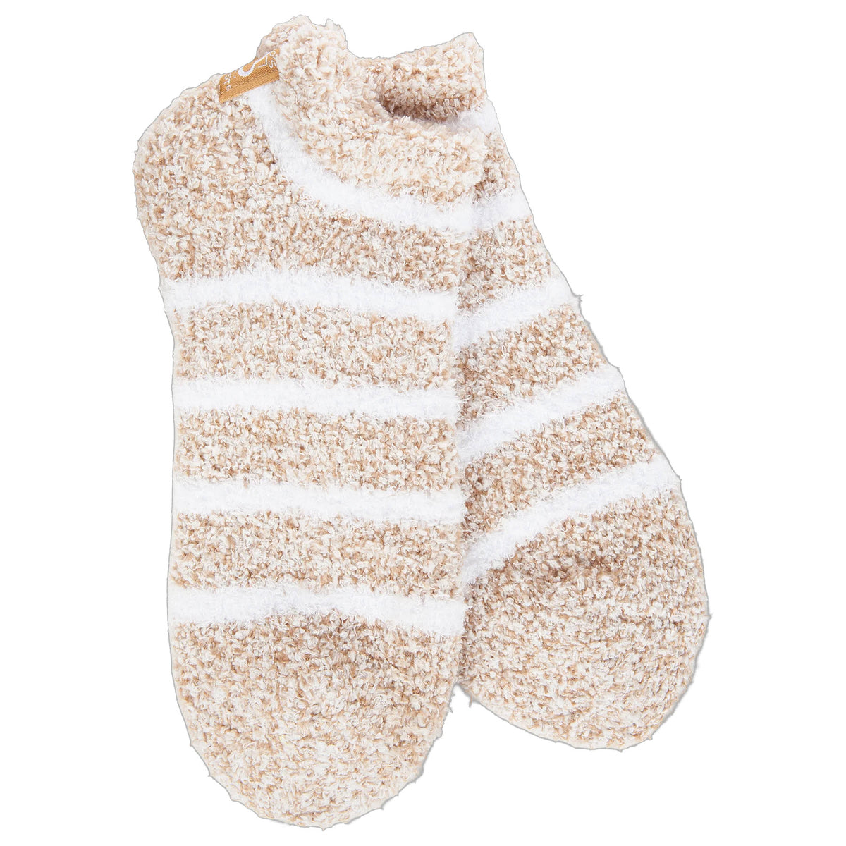 WORLDS SOFTEST COZY LOW SOCKS HEATHER OATMEAL - WOMENS