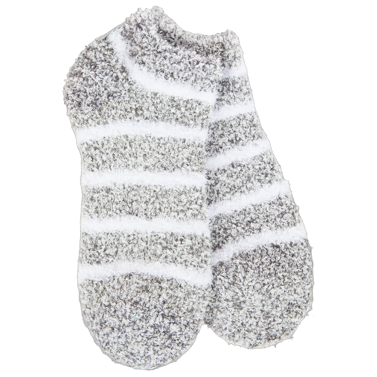 WORLDS SOFTEST COZY LOW SOCKS HEATHER GREY - WOMENS