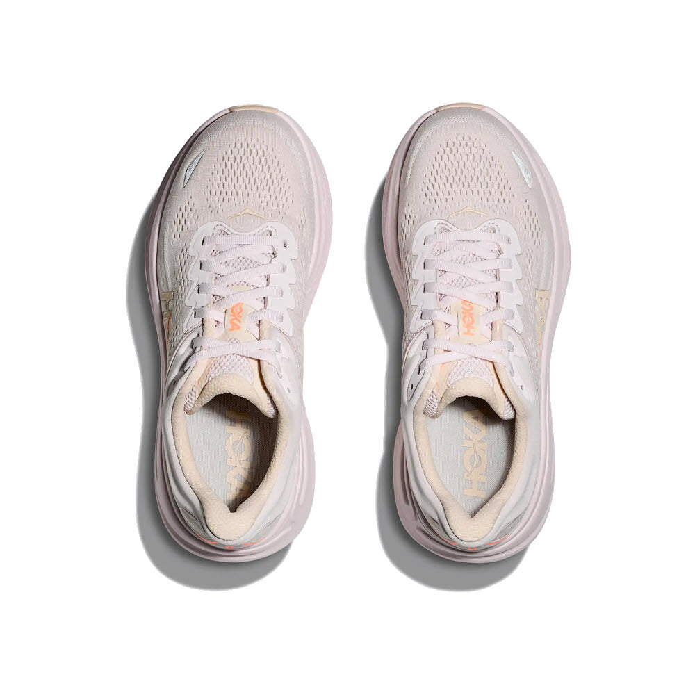 HOKA BONDI 9 LILAC CREAM/TANGERINE GLOW - WOMENS