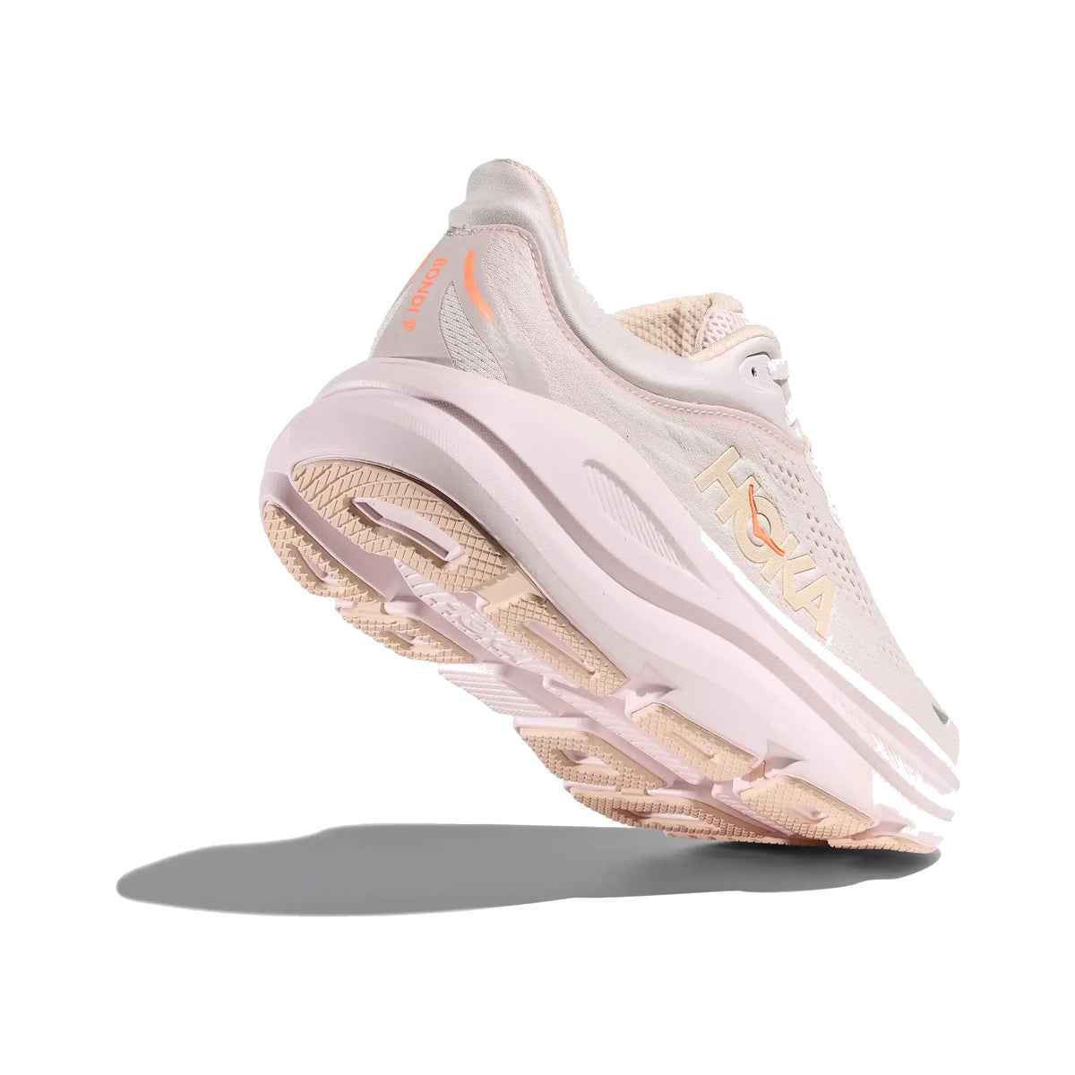 HOKA BONDI 9 LILAC CREAM/TANGERINE GLOW - WOMENS