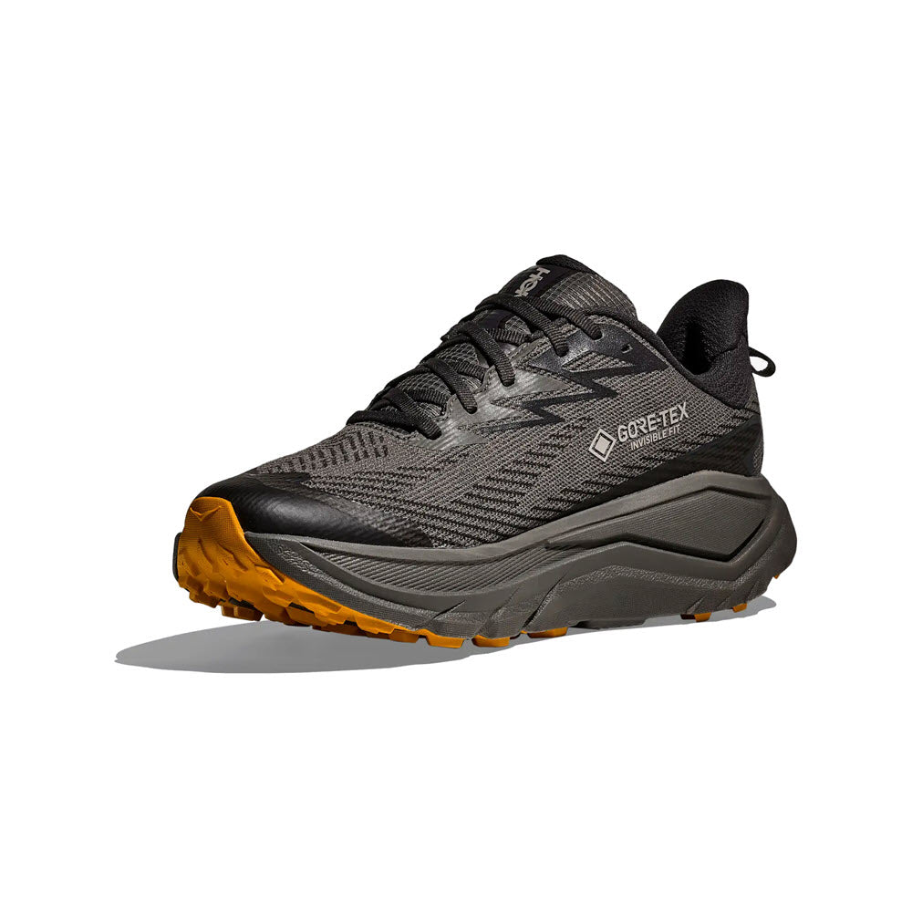 HOKA CHALLENGER 8 GTX ASPHALT GREY/VARSITY YELLOW - MENS