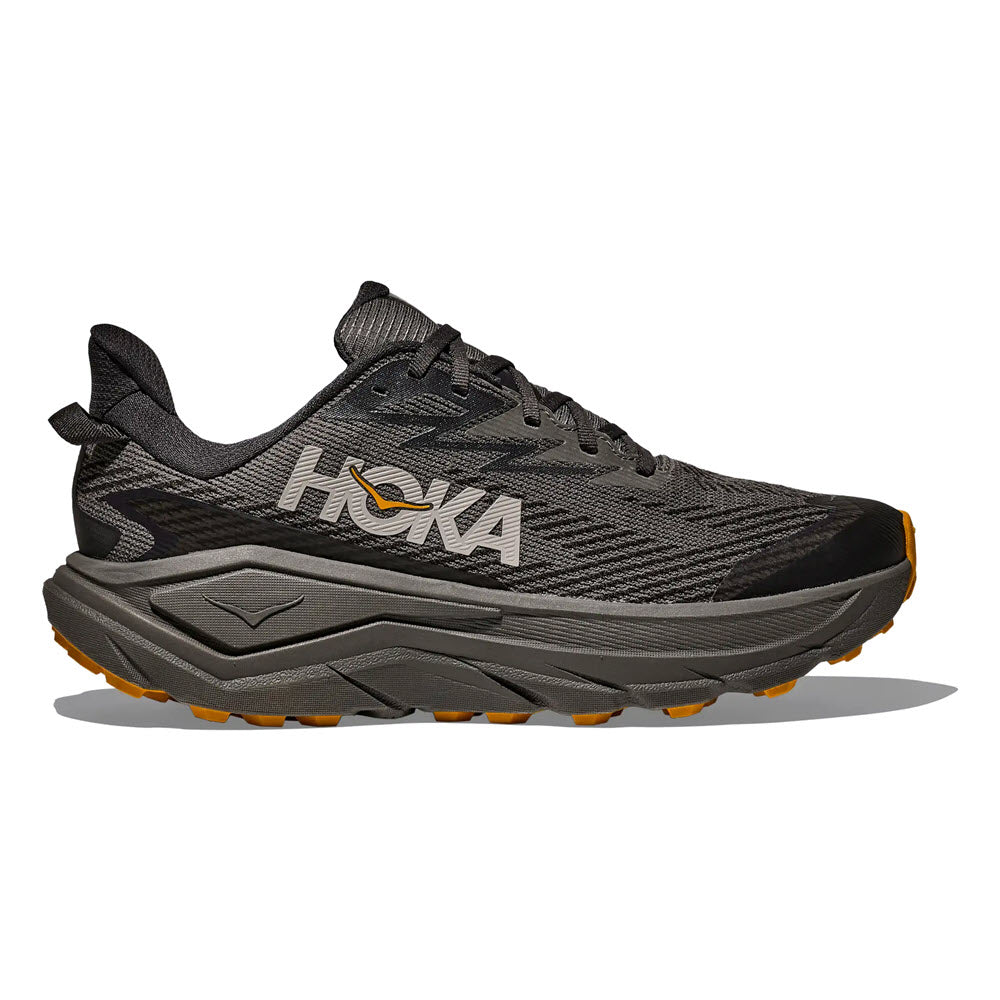 HOKA CHALLENGER 8 GTX ASPHALT GREY/VARSITY YELLOW - MENS