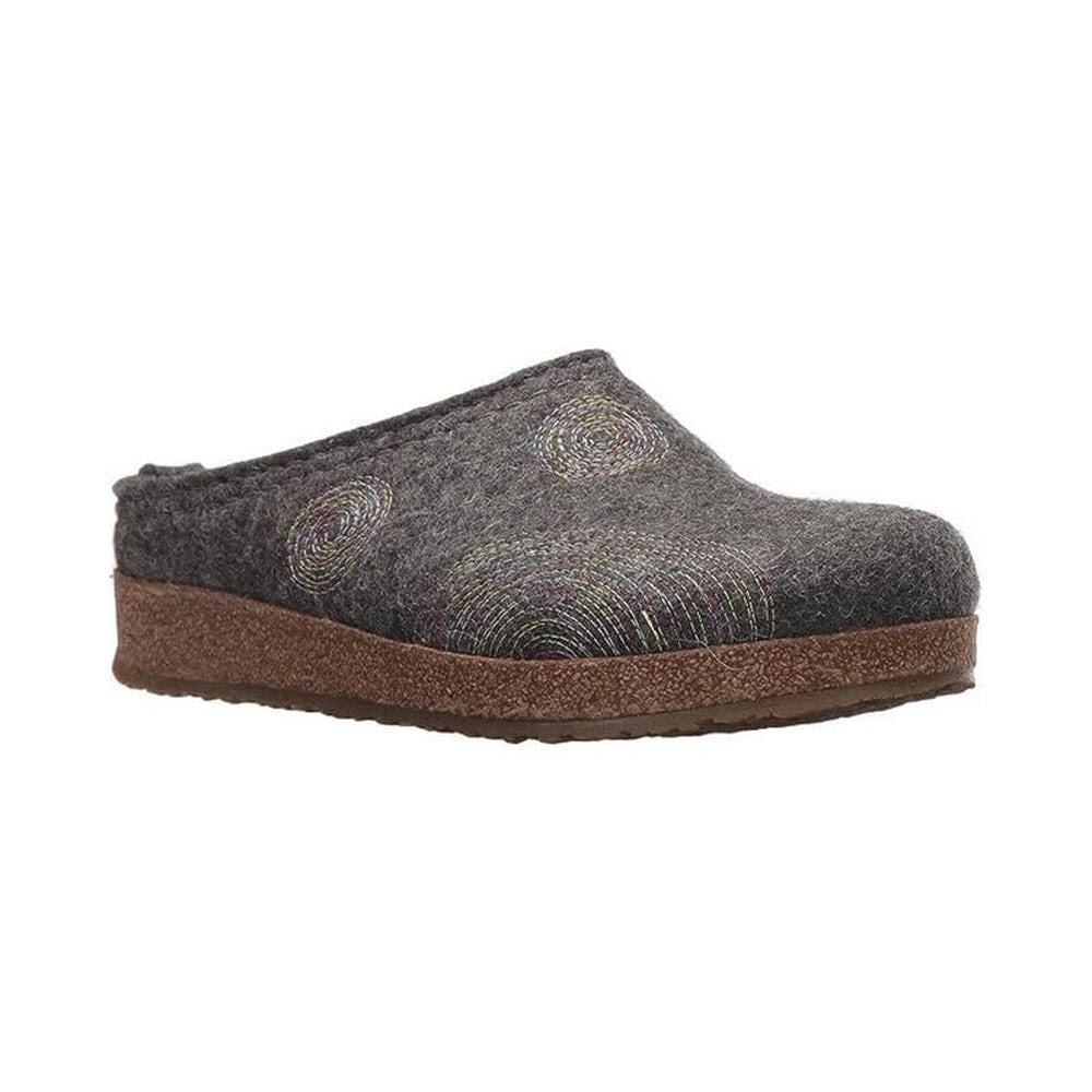 HAFLINGERS SPIRIT SILVER GREY CLOG - WOMENS