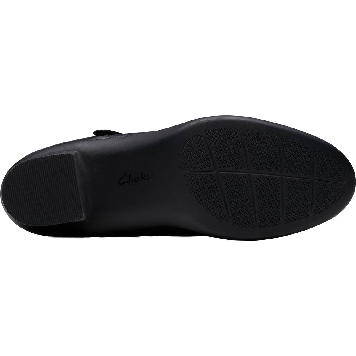 CLARKS SHAYA JANE LEATHER BLACK - WOMENS