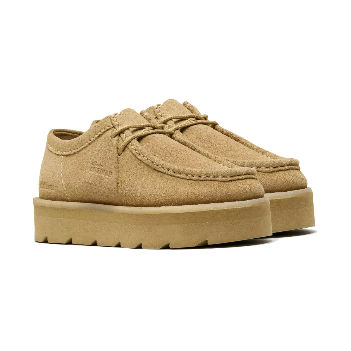 CLARKS MEARE WALLABY SUEDE MAPLE - WOMENS