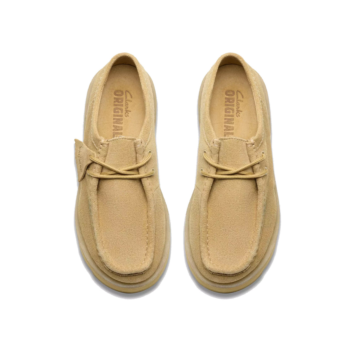 CLARKS MEARE WALLABY SUEDE MAPLE - WOMENS