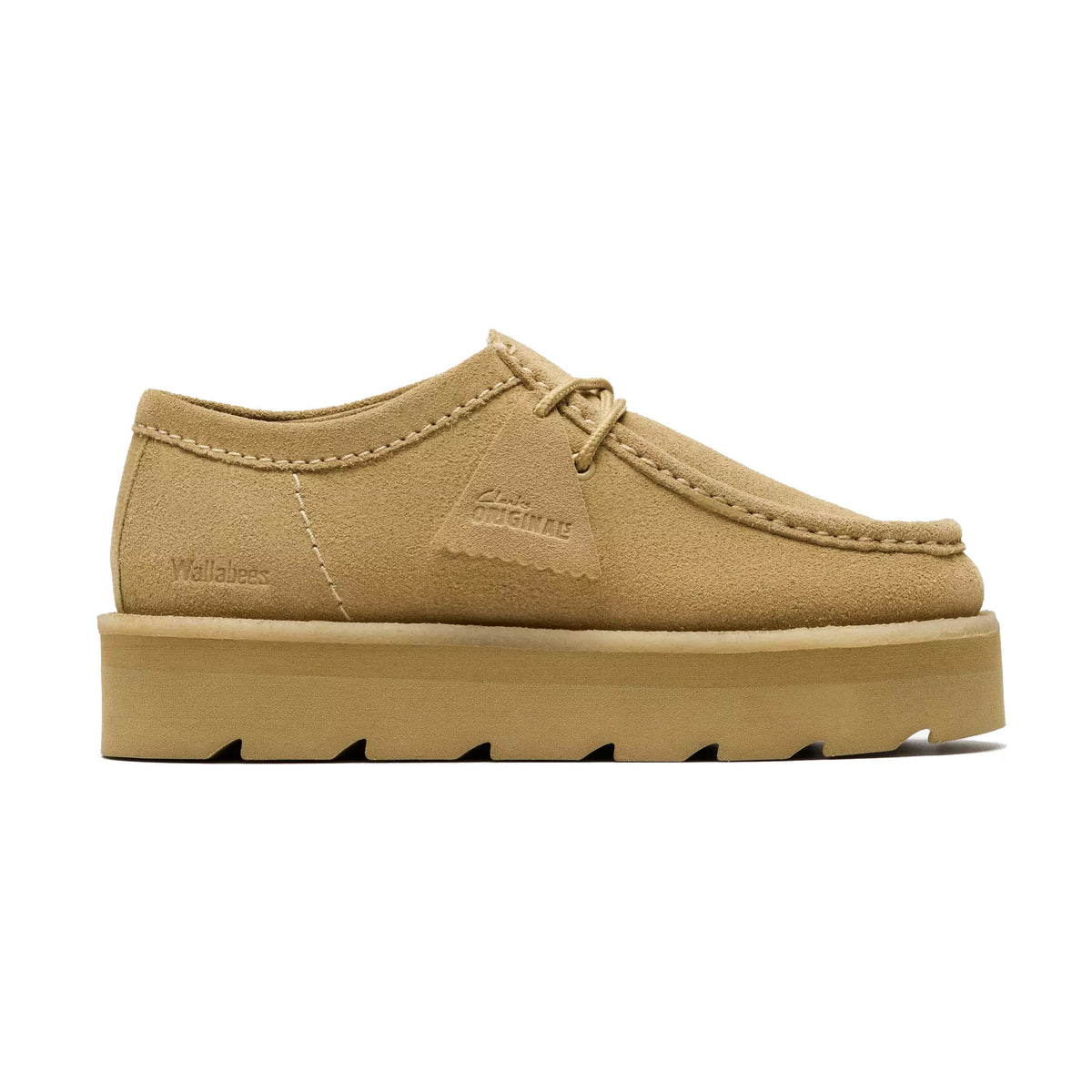 CLARKS MEARE WALLABY SUEDE MAPLE - WOMENS