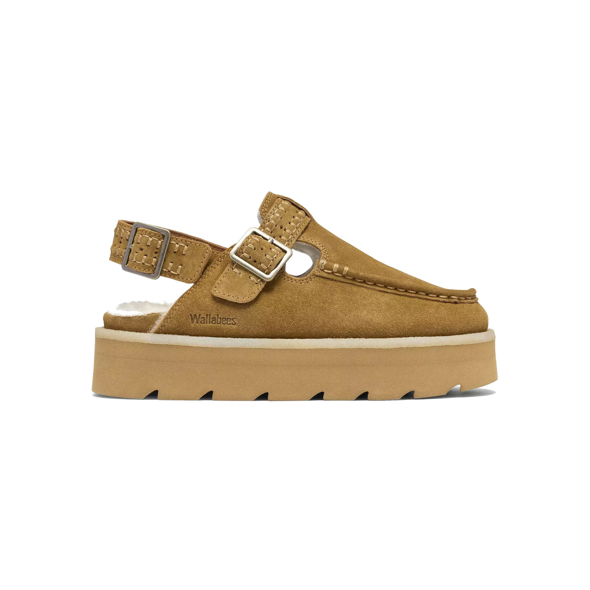 CLARKS MEARE EASY MID LINED CLOG BROWN - WOMENS