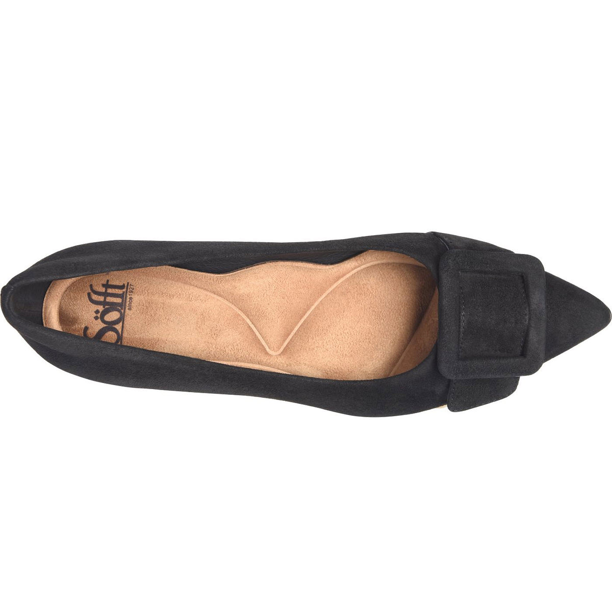 SOFFT SADIE HEEL SUEDE BLACK - WOMENS