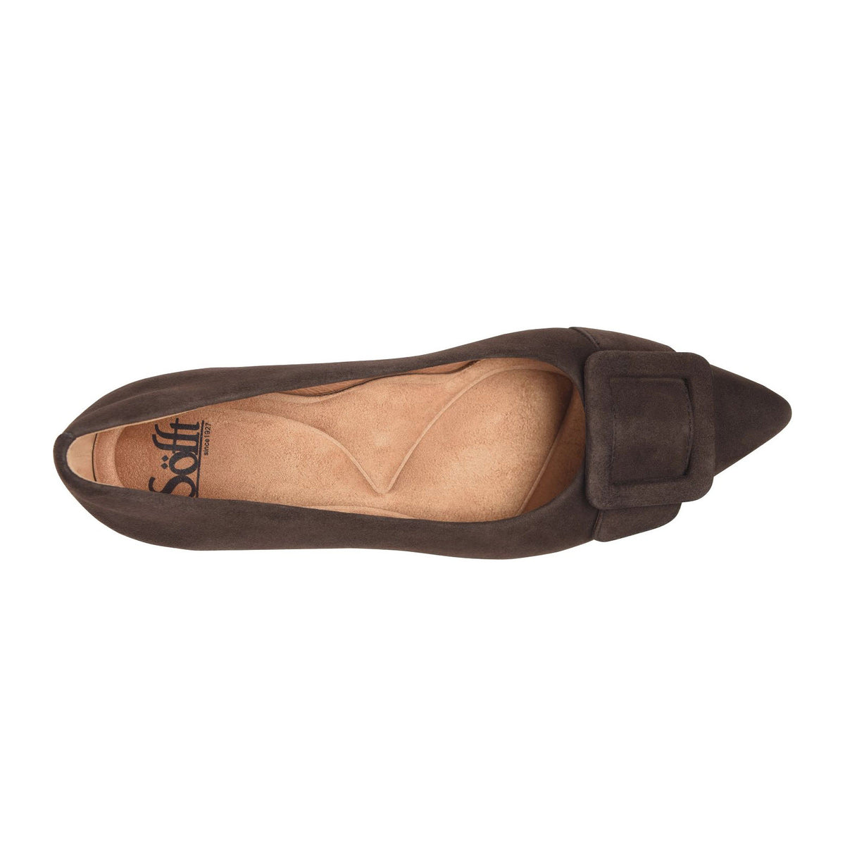 SOFFT SADIE HEEL SUEDE CHOCOLATE - WOMENS