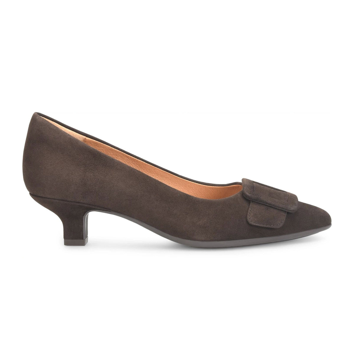 SOFFT SADIE HEEL SUEDE CHOCOLATE - WOMENS