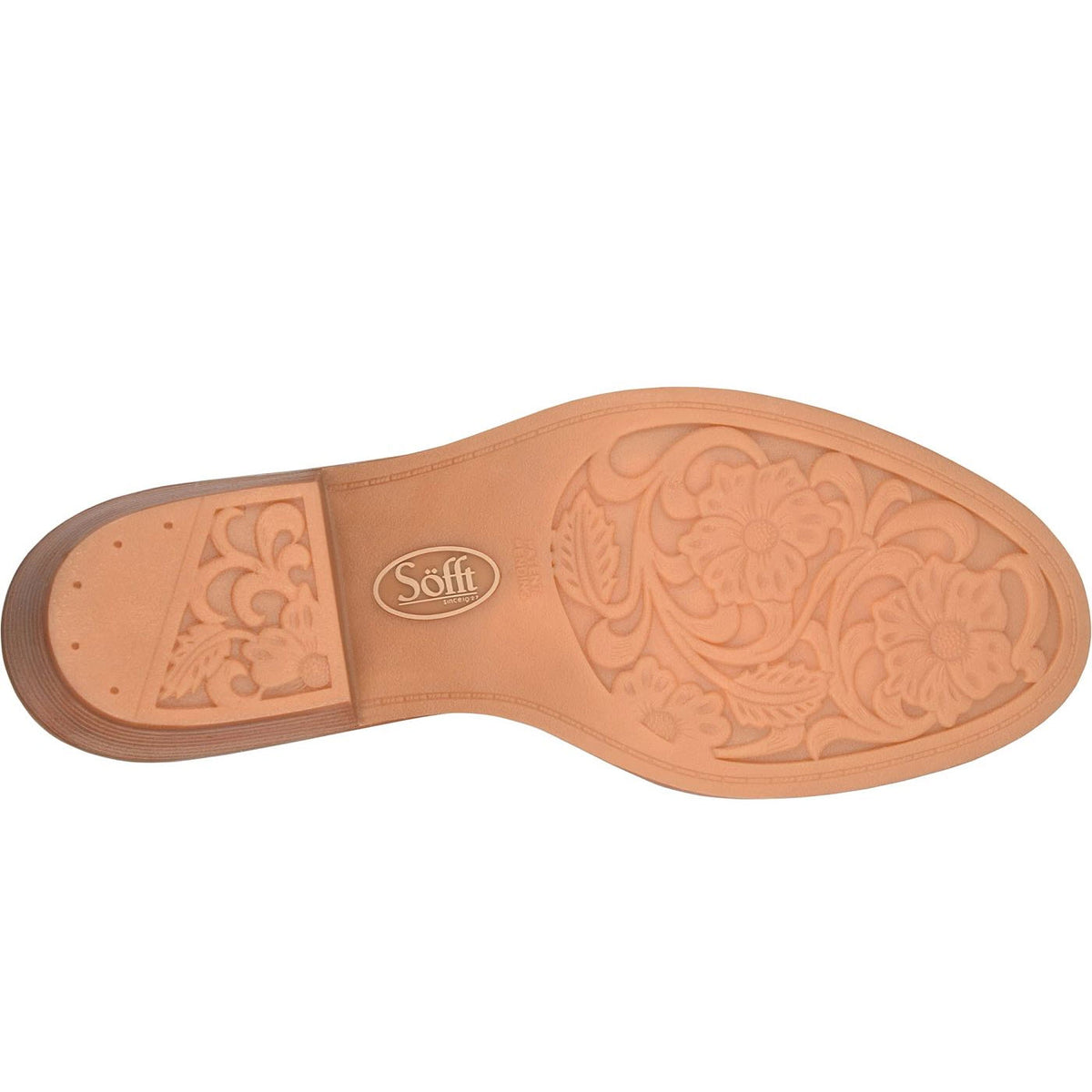 SOFFT AISLEY BACK ZIP BOOTIE SUEDE BRANDY - WOMENS