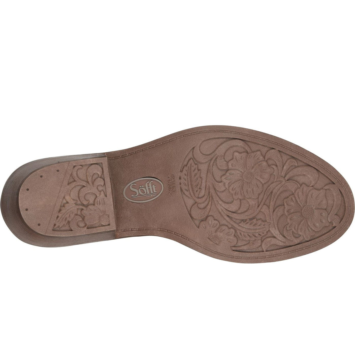 SOFFT AISLEY BACK ZIP BOOTIE SUEDE DARK TAUPE- WOMENS