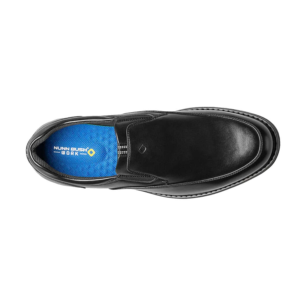 NUNN BUSH FITZ FLEX MOC TOE VENETIAN BLACK - MENS