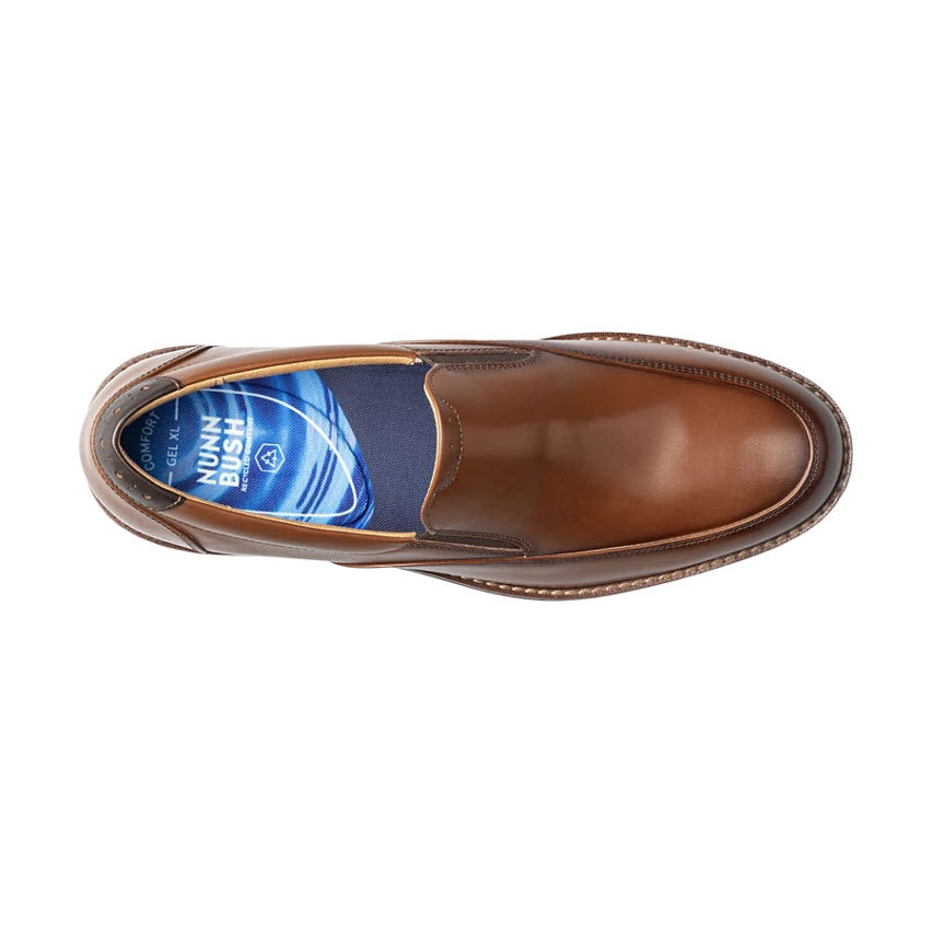NUNN BUSH FITZ FLEX MOC TOE VENETIAN COGNAC - MENS