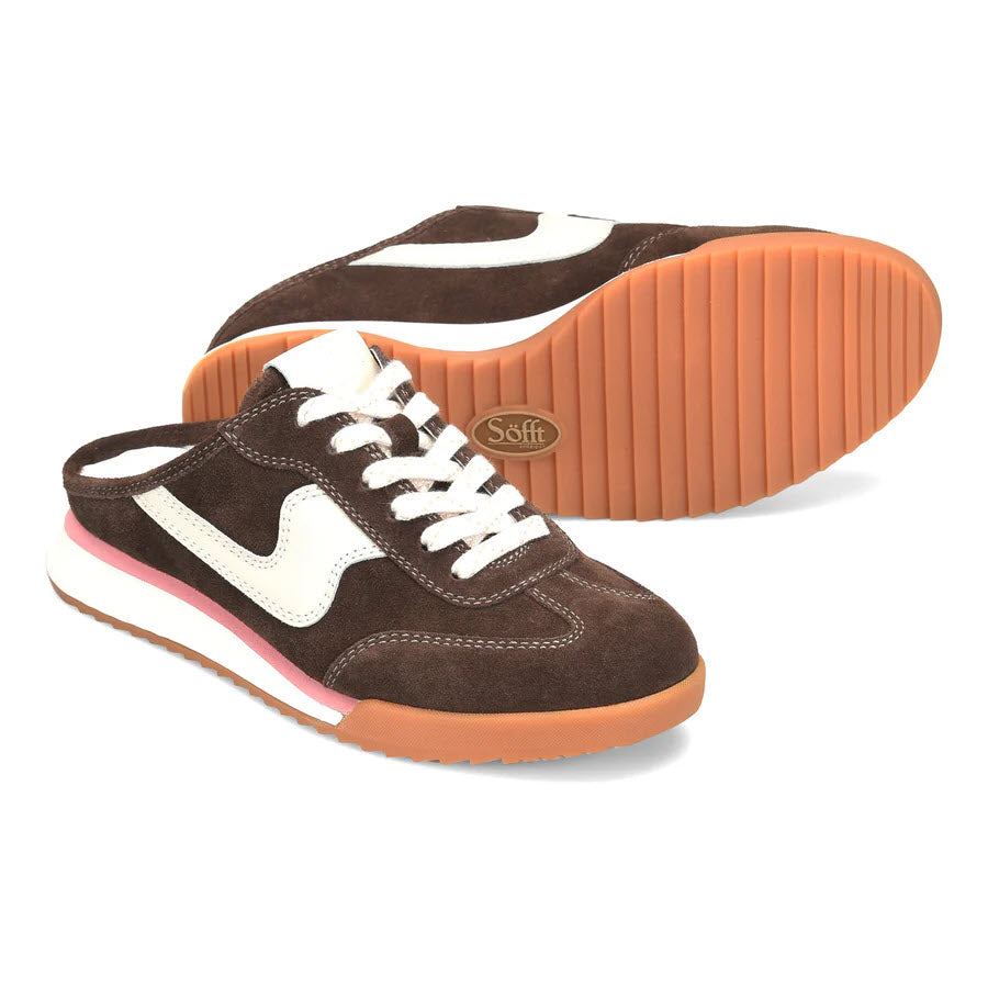 SOFFT KASSIE SLIDE SNEAKER RICH BROWN - WOMENS