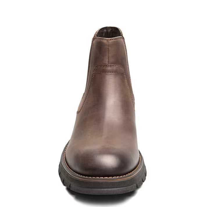 NUNN BUSH BRIGGS PLAIN TOE CHELSEA BROWN - MENS