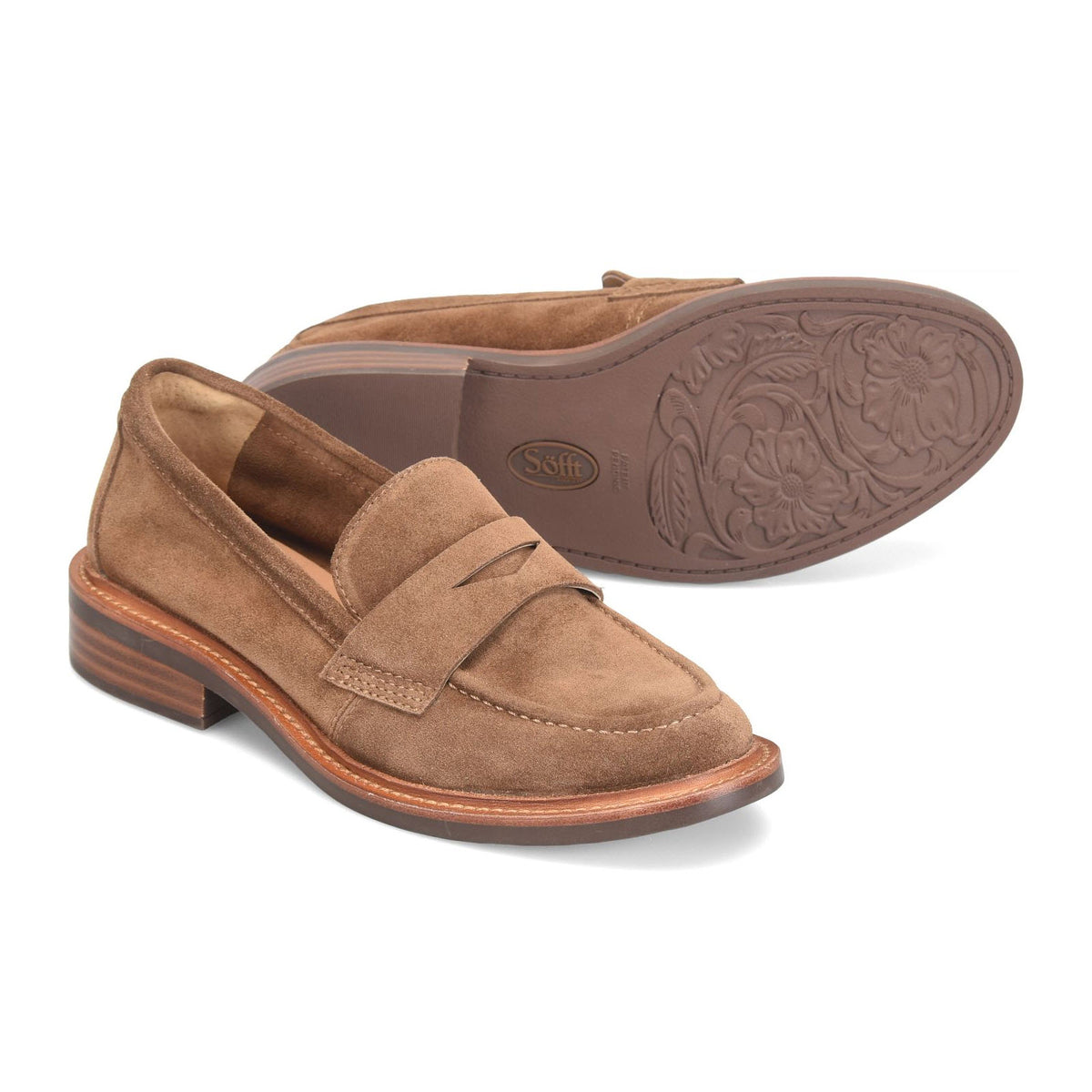 SOFFT MARA PENNY LOAFER LIGHT BROWN - WOMENS