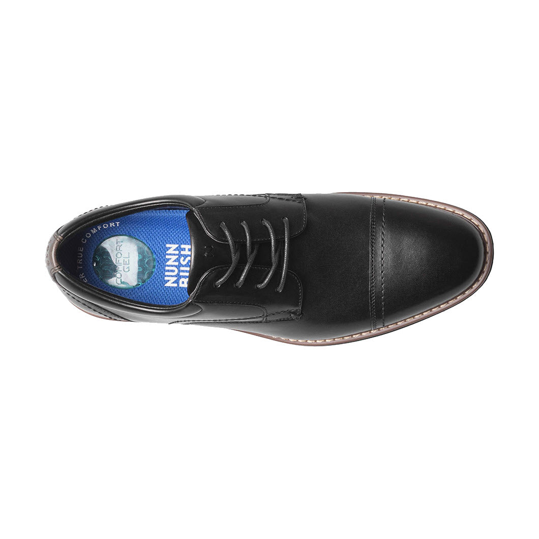 NUNN BUSH CENTRO FLEX CAP TOE OXFORD BLACK - MENS