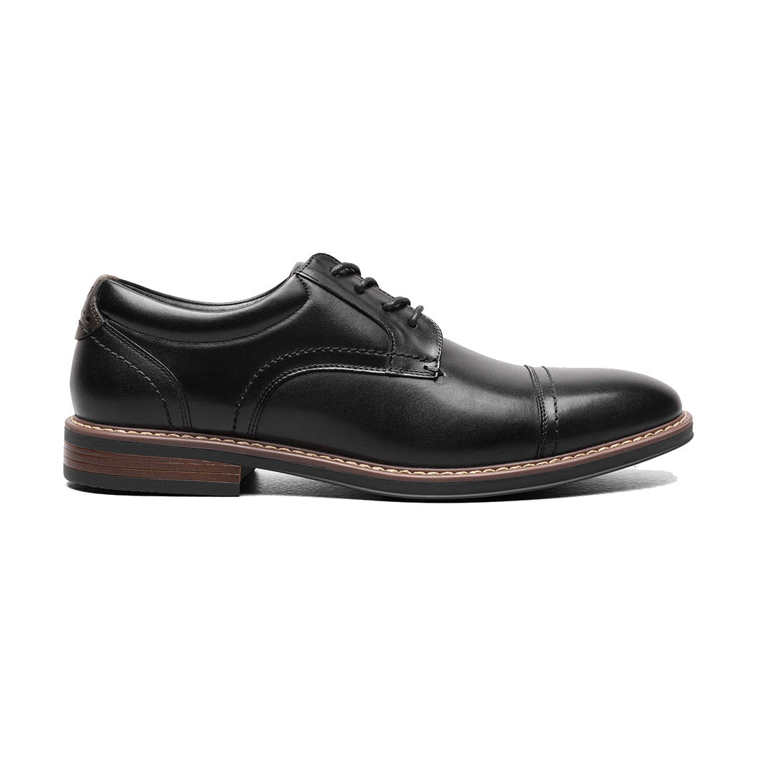 NUNN BUSH CENTRO FLEX CAP TOE OXFORD BLACK - MENS