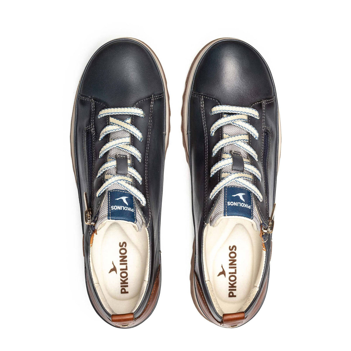 PIKOLINOS VIGO SIDE ZIP SNEAKER OCEAN - WOMENS