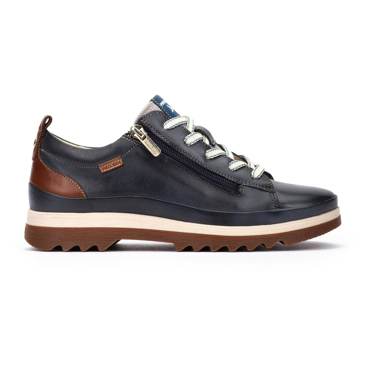 PIKOLINOS VIGO SIDE ZIP SNEAKER OCEAN - WOMENS