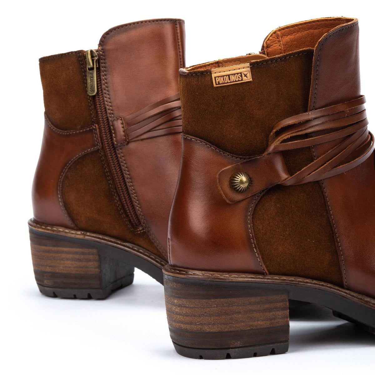PIKOLINOS SAN SEBATIAN SIDE ZIP BOOT CUERO - WOMENS