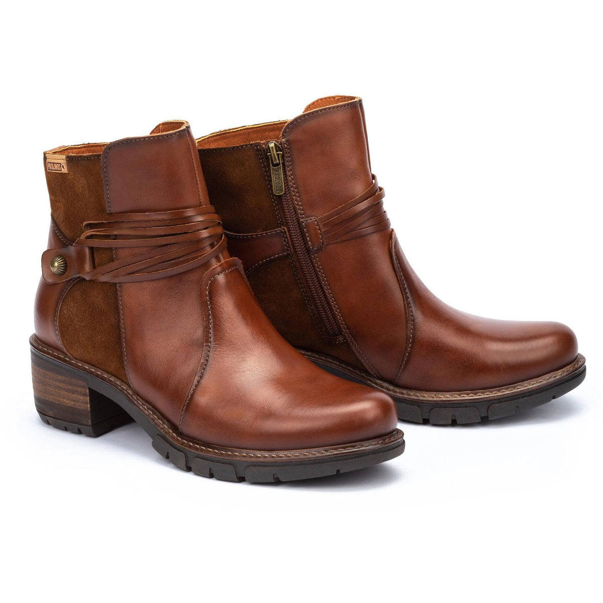 PIKOLINOS SAN SEBATIAN SIDE ZIP BOOT CUERO - WOMENS
