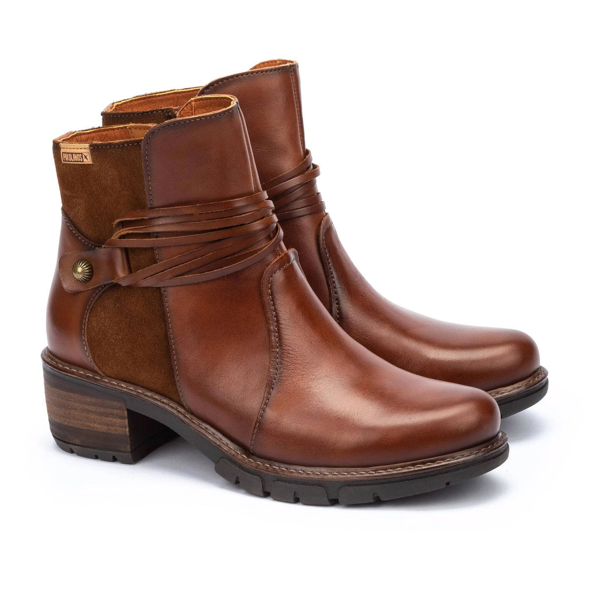 PIKOLINOS SAN SEBATIAN SIDE ZIP BOOT CUERO - WOMENS