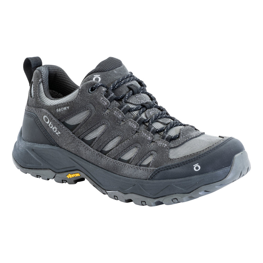 OBOZ SAWTOOTH ASCENT LOW B-DRY CHARCOAL - MENS