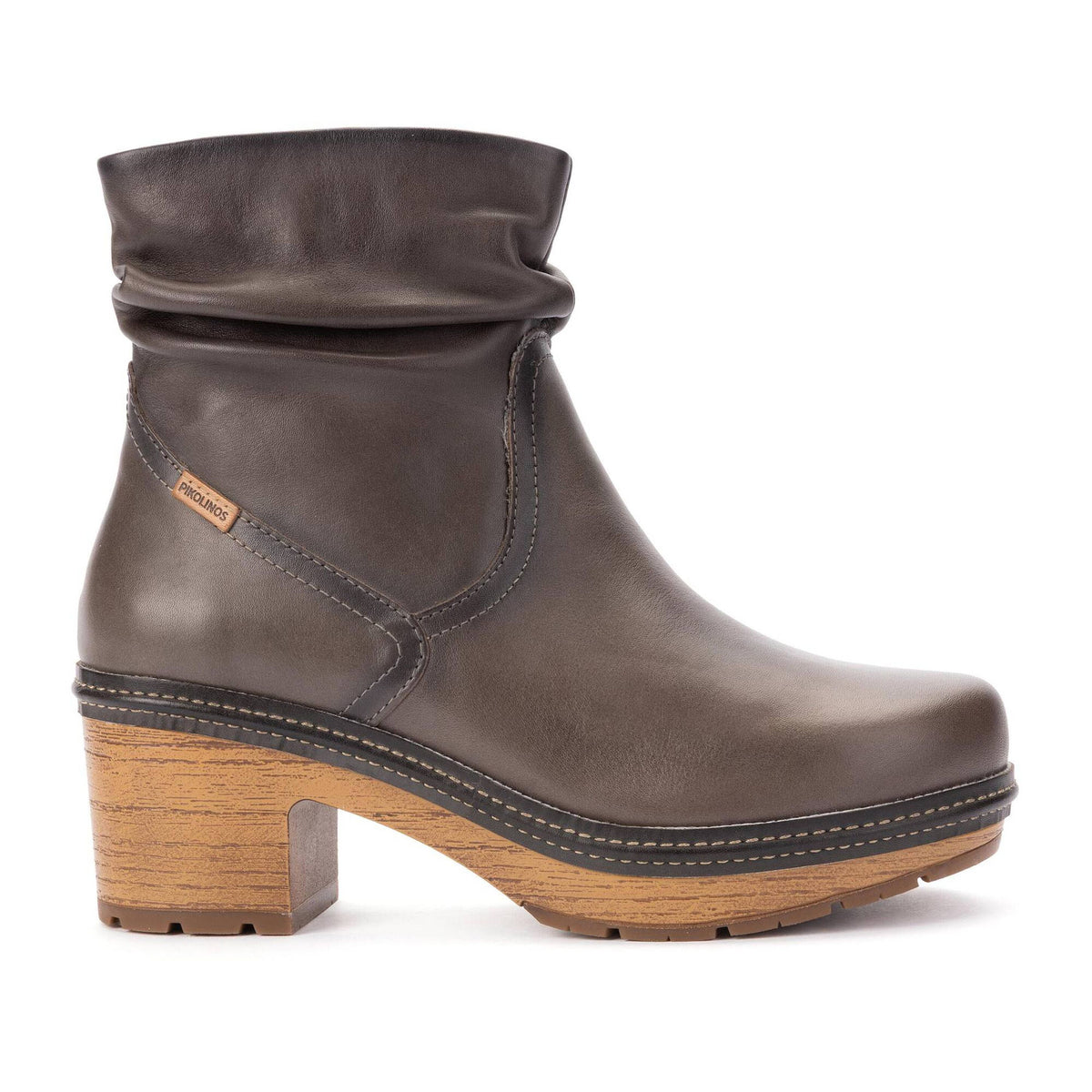 PIKOLINOS SORT SCRUNCH TOP LEATHER BOOT CENZIA - WOMENS