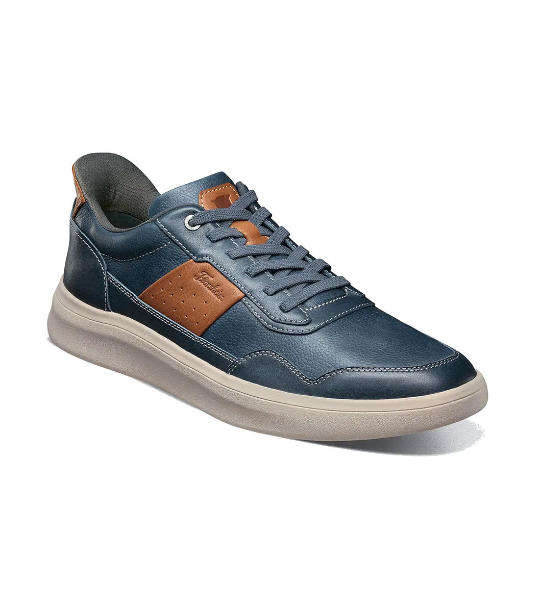 FLORSHEIM CROSSTOUR CASUAL LACE UP HANDS FREE NAVY COGNAC - MENS