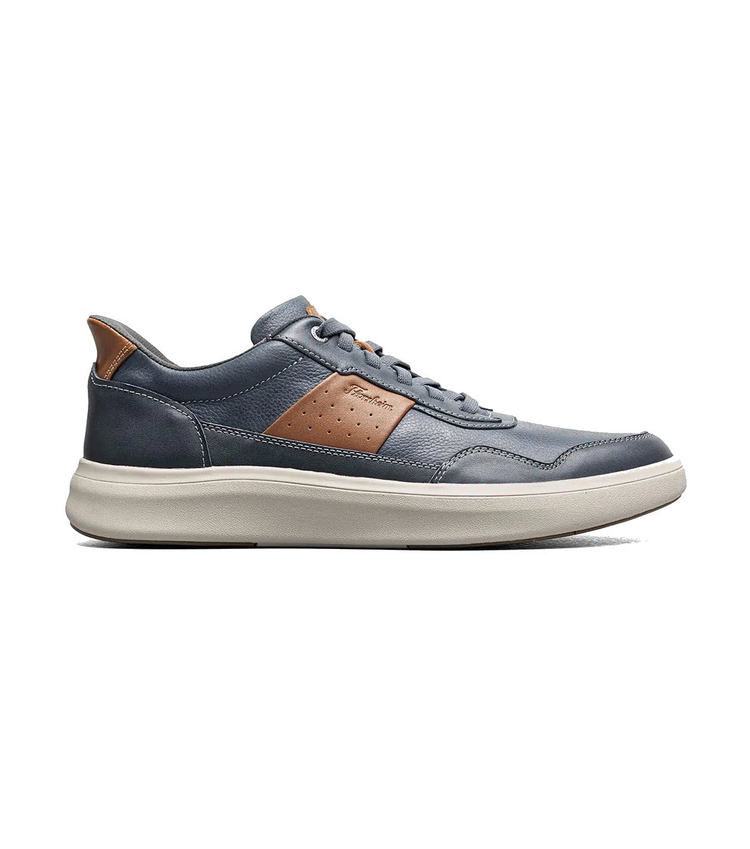FLORSHEIM CROSSTOUR CASUAL LACE UP HANDS FREE NAVY COGNAC - MENS
