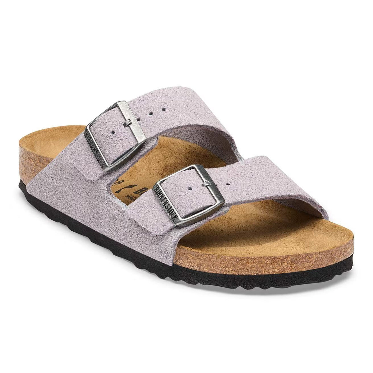 BIRKENSTOCK ARIZONA SUEDE SANDAL LAVENDER SKY - WOMENS