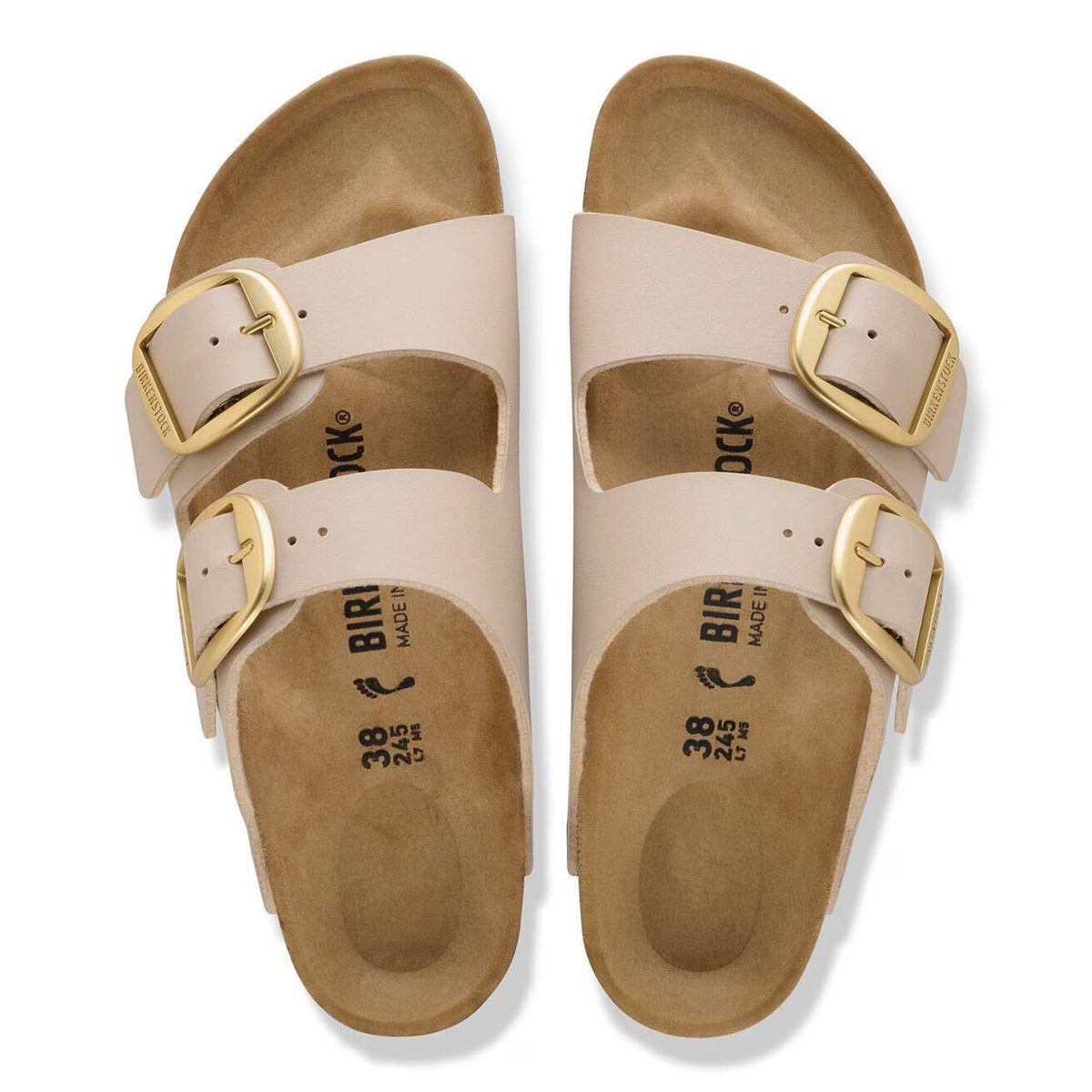 BIRKENSTOCK ARIZONA BIG BUCKLE SANDCASTLE - WOMENS