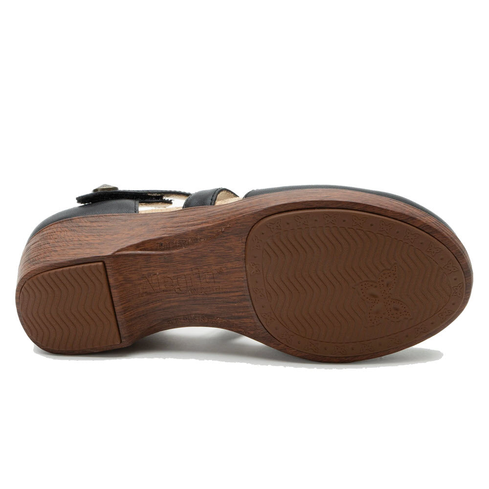 ALEGRIA SAVINA DOUBLE STRAP MARY JANE BLACK - WOMENS