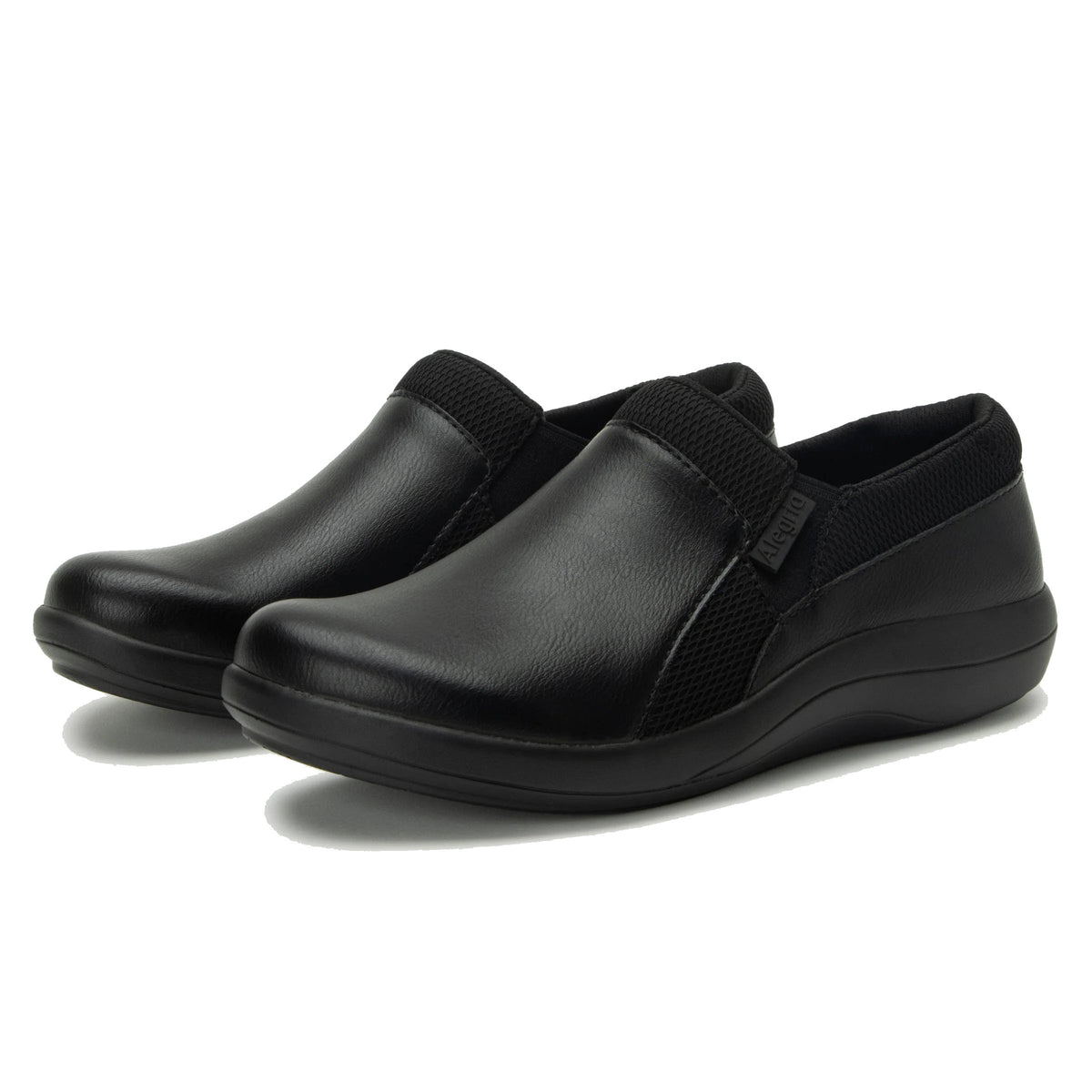 ALEGRIA DUETTE SLIP ON CLOG JET BLACK - WOMENS
