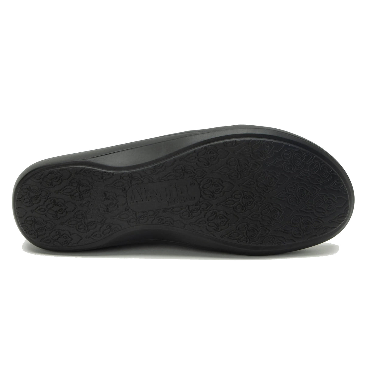 ALEGRIA DUETTE SLIP ON CLOG JET BLACK - WOMENS