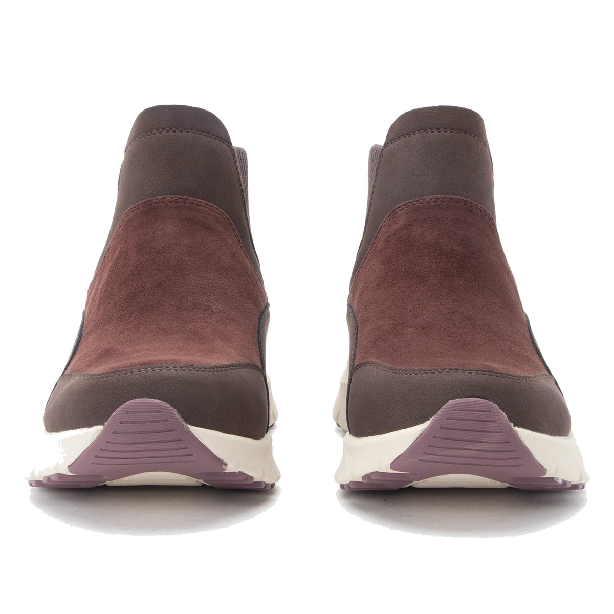 ALEGRIA RYNAE STRETCH CHELSEA BOOT BROWN - WOMENS