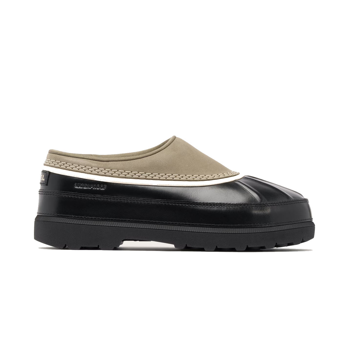 SOREL AMBLER WATERPROOF SHOE STONE GREEN BLACK - WOMENS