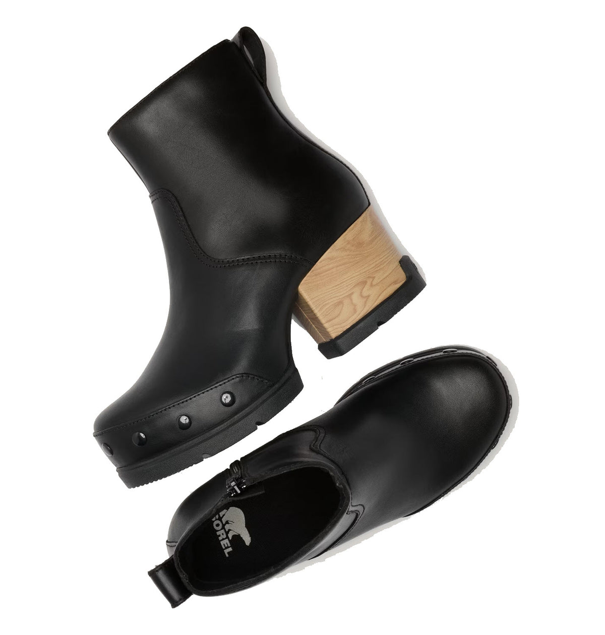 SOREL ROAM N BOOT ZIP BLACK - WOMENS