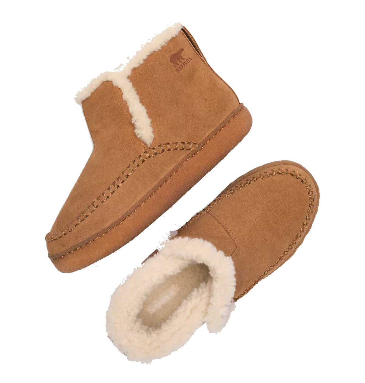 SOREL NAKISKA III BOOTIE VELVET TAN - WOMENS