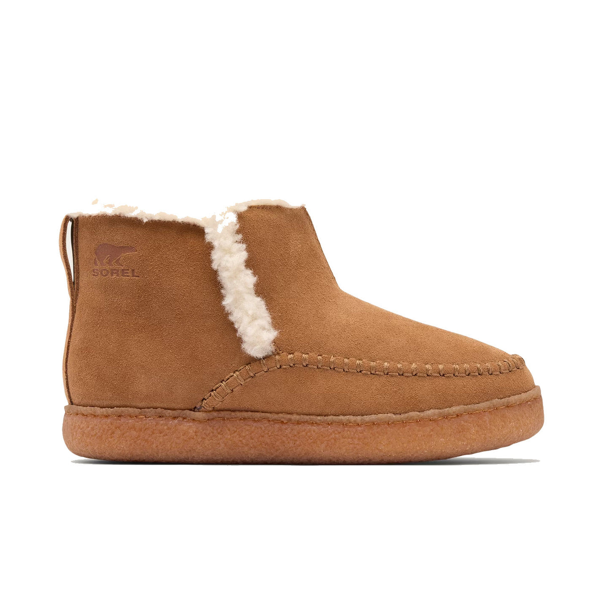 SOREL NAKISKA III BOOTIE VELVET TAN - WOMENS