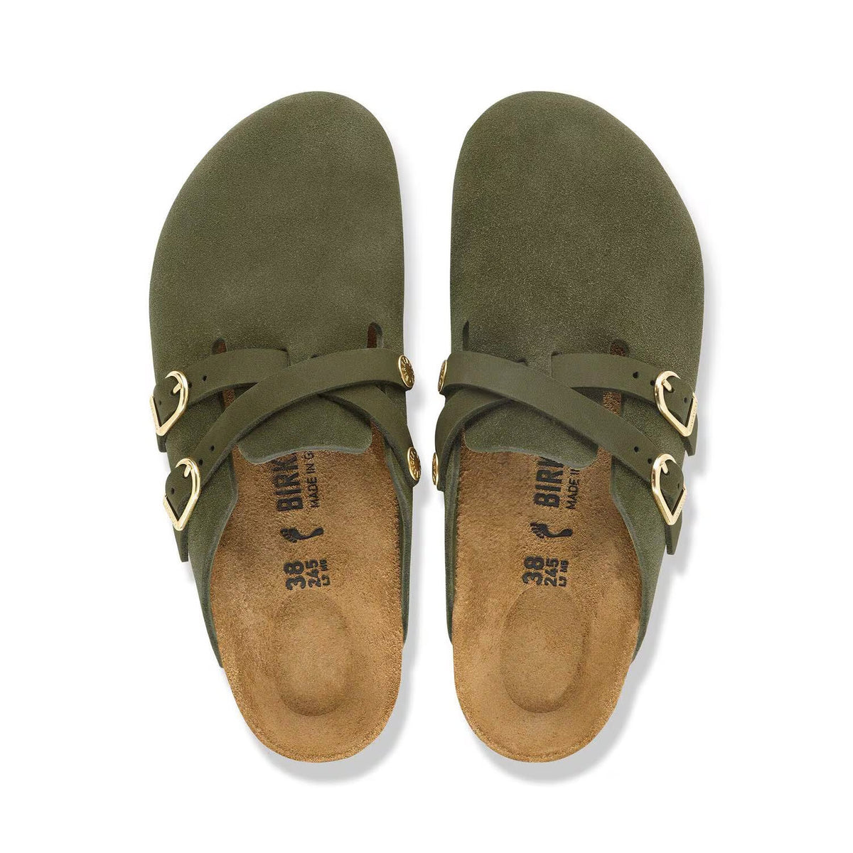 BIRKENSTOCK BLAIR SUEDE CLOG THYME - WOMENS